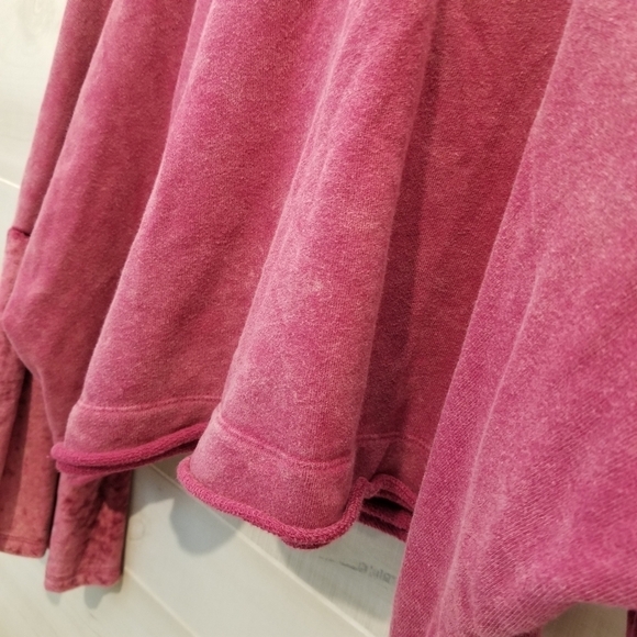 {M} Free People Sleeves Glorious Sleeves Velvet Sleeves on Sweatshirt Body - Picture 7 of 11